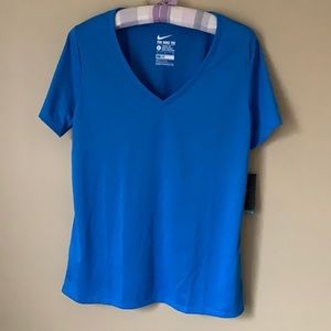 Nike Blue Women's Dri-Fit T-Shirt NWT